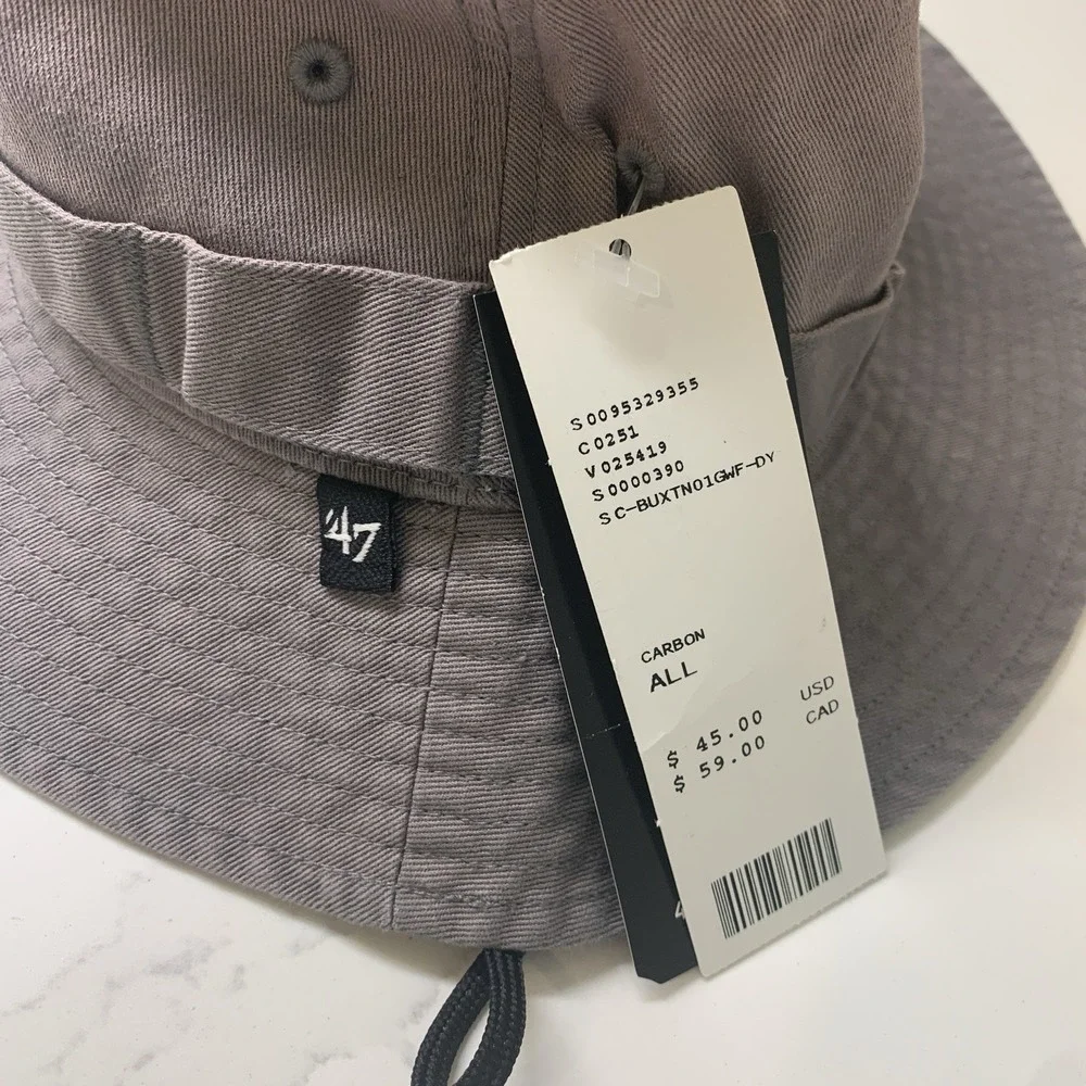 '47 Brand Alabama Crimson Tide Buxton Gray Bucket Hat Cap OSFM